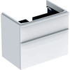 Valamukapp Geberit Smyle Square 500.353.00.1, 73 x 47 x 62 cm, 2 sahtlit, läikiv valge/matt valge