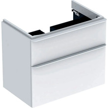 Valamukapp Geberit Smyle Square 500.353.00.1, 73 x 47 x 62 cm, 2 sahtlit, läikiv valge/matt valge
