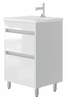 Vannitoakapp Luton LT-55, valge