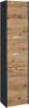 Vannitoakapp Top E Shop S43, 30 x 40 x 170 cm, antratsiit/tamm