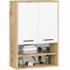 Vannitoakapp Akord Fin H934, 30.5 x 64.2 x 93.6 cm, valge/pruun