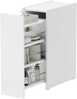 Vannitoakapp HOMCOM, kitsas, ratastega, 47 x 25 x 66.5 cm, valge