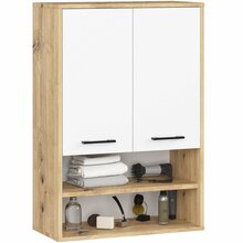 Vannitoakapp Akord Fin H934, 30.5 x 64.2 x 93.6 cm, valge/pruun
