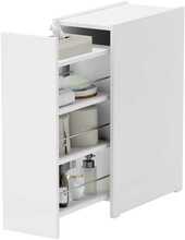 Vannitoakapp HOMCOM, kitsas, ratastega, 47 x 25 x 66.5 cm, valge