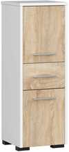 Vannitoakapp Akord Fin 2d 1pc, 30 x 30 x 85 cm, valge / sonoma