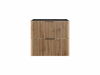 Alumine vannitoakapp Comad XILO BLACK WOTAN 82-60-D-2S, tamm/must