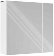 Vannitoakapp Pola 3L, 3 peegliga, 3 ust, 22 x 60 x 60 cm, valge