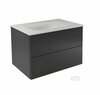 Vannitoakapp Besco Akya Classic, 52.5 x 66 x 50.7 cm, valge/must/grafiit