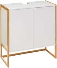 Valamu aluskapp 5five Natureo, 33 x 70 x 80 cm, valge/pruun
