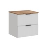 Vannitoamööbli komplekt Comad SET-ADW B 60 CM, vannitoakapp koos tööpinnaga, 61 x 47 x 59 cm, valge