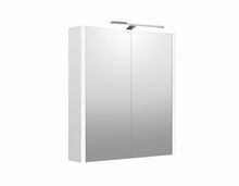 Peeglikapp RB Bathroom City White Mat 60, LED, valge matt