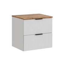 Vannitoamööbli komplekt Comad SET-ADW B 60 CM, vannitoakapp koos tööpinnaga, 61 x 47 x 59 cm, valge
