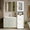 Vannitoakapp Vasagle BBK163T44, 30 x 40 x 165 cm, pilvevalge