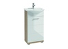 Vannitoakapp Deftrans Bari D45, 25 x 43.4 x 75 cm, valge/puit