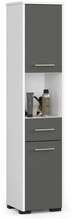 Vannitoakapp Akord Fin 2, 30 x 30.4 x 140 cm, valge/hall