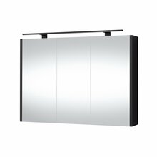 Vannitoakapp Domoletti SV90DL-4, 15.5 x 91.5 x 66.5 cm, must