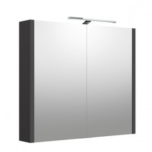 Peegelkapp Kame Urban 2002505, LED valgustusega, 80 cm, hall matt