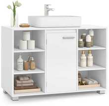 Vannitoakapp Vasagle BBK507G01, 30 x 90 x 60 cm, valge