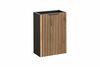 Alumine vannitoakapp Comad XILO BLACK WOTAN 82-40-D-1D, tamme/must