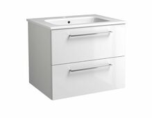 Aluskapp Raguvo Baldai JOY 60, valge läikiv, 61 cm, kraanikausiga