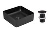 Vannitoa valamu Comad Slim 40, 40 x 40 x 13 cm, must
