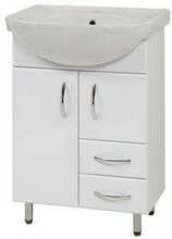 Vannitoa alumine kapp Sanservis SL 56, 44.5 x 56.5 x 85 cm, valge