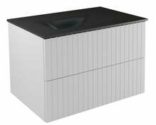 Vannitoakapp Besco Akya Linea 66, 52.5 x 66 x 50.7 cm, valge/must