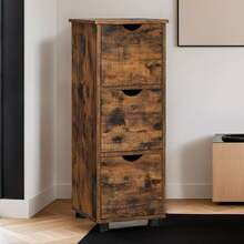 Vannitoakapp Vasagle BBK150X01, 30 x 30 x 80 cm, pruun