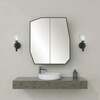 Vannitoakapp Kalune Design Quartz, 12 x 5 x 50 cm, must