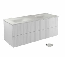 Vannitoakapp Besco Akya Linea, 52.5 x 131 x 50.7 cm, valge/hõbe