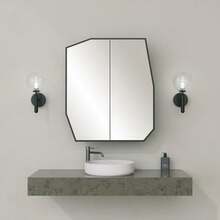 Vannitoakapp Kalune Design Quartz, 12 x 5 x 50 cm, must