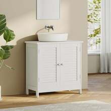 Vannitoakapp Vasagle BBC05WT, 60 x 30 x 60 cm, valge