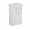 Vannitoakapp valamuga Mint D50, valge