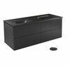 Vannitoakapp Besco Akya Classic, 52.5 x 131 x 50.7 cm, must/grafiit