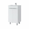 Vannitoakapp Domoletti SA50DL-3, 35 x 46 x 81 cm, valge
