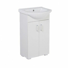 Vannitoakapp valamuga Mint D50, valge