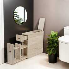 Vannitoakapp Kalune Design Calencia 854KLN3917, hele travertiin