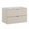 Vannitoakapp Comad Dalia Cashmere koos kraanikausiga Lava, 80 cm