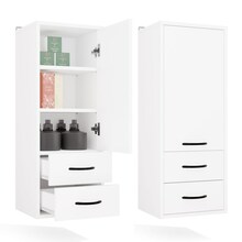 Vannitoakapp Top E Shop Nina W1D2S, 30 x 35 x 90 cm, valge