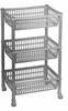 Ratastega riiul Plast Team ECO, 39.4 x 68.5 x 29 cm, hall