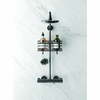 Vannitoa riiul Metaltex Origin, 32.5 x 15.5 x 11 cm, must