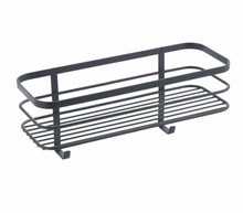 Vannitoa riiul Metaltex Origin, 29 x 13 x 11 cm, must