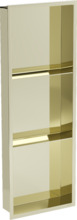 Sisseehitatav seinariiul Mexen X-Wall-R, 90 x 30cm, kuldne