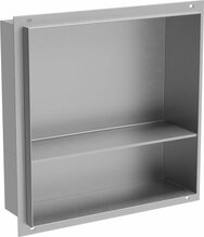 Sisseehitatav seinariiul Mexen X-Wall-NR, 1911303010S, 30 x 30 cm, inox