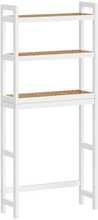 Vannitoariiul Songmics, 26 x 63 x 170 cm, bambus, pilvevalge/naturaalne