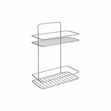 Seinale kinnitatav nurgariiul vannituppa Metaltex Reflex, 26 x 13 x 35 cm, hõbe