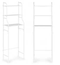 Vannitoariiul Modernhome, 3 riiulit, 25,5 x 46,5 x 125 cm, valge