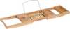 Bambusest vanniriiul Homcom, 70-105 x 21,8 x 5 cm