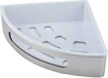 Duširiiul Domoletti HSP-0597B, 19 x 5.8 x 19 cm, valge/kroom