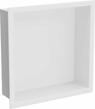 Sisseehitatav seinariiul Mexen X-Wall-R, 30 x 30cm, valge